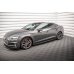 Накладки сплиттеры на пороги на Audi A5 B9 S-Line / S5 B9 Sportback