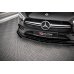 Накладка сплиттер на передний бампер на Mercedes AMG A W177 A35 AMG Aero