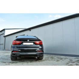 Накладки сплиттеры боковые на задний бампер на BMW X6 F16 M-Pack