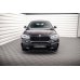 Накладка сплиттер на передний бампер на BMW X6 F16 M-Pack