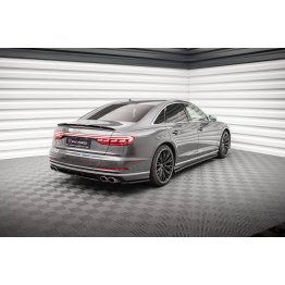 Накладка сплиттер на задний бампер на Audi S8 D5