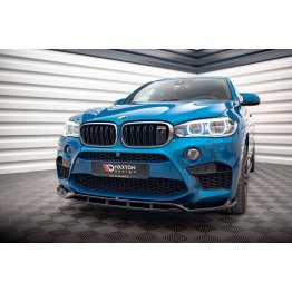 Накладка сплиттер на передий бампер на BMW X6 M F86