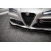 Накладка сплиттер на передний бампер на Alfa Romeo Giulia Sport