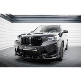 Накладка сплиттер на передий бампер на BMW X3 M F97 рестайл