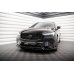 Накладка сплиттер на передний бампер на Volvo XC60 II R-Design рестайл