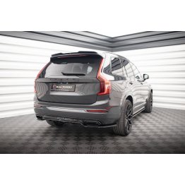 Накладка сплиттер на задний бампер на Volvo XC90 II R-Design рестайл