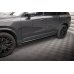 Накладки сплиттеры на пороги на Volvo XC90 II R-Design рестайл