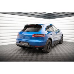 Накладки сплиттеры боковые на задний бампер на Porsche Macan I