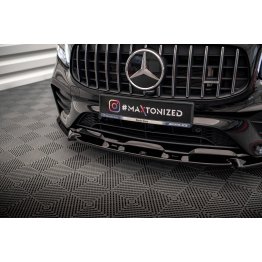 Накладка сплиттер на передний бампер V2 на Mercedes GLB Class X247 35