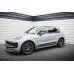 Накладки сплиттеры на пороги на Porsche Macan I T рестайл