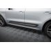 Накладки сплиттеры на пороги на Porsche Macan I T рестайл