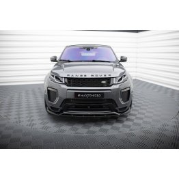 Накладка сплиттер на передний бампер на Range Rover Evoque I рестайл