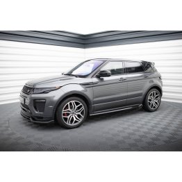 Накладки сплиттеры на пороги на Range Rover Evoque I рестайл