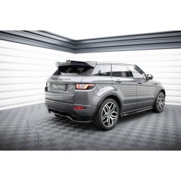 Накладка сплиттер на задний бампер на Range Rover Evoque I рестайл