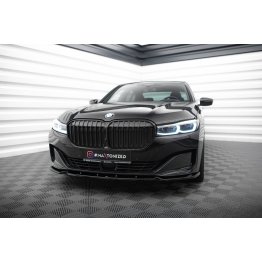 Накладка сплиттер на передний бампер на BMW 7 G11 / G12 рестайл