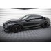 Накладки сплиттеры на пороги на BMW M8 F93 / 8 серии G16 Gran Coupe M-Pack