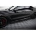 Накладки сплиттеры на пороги на BMW M8 F93 / 8 серии G16 Gran Coupe M-Pack