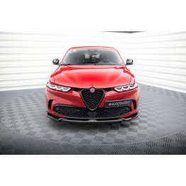 Накладка сплиттер на передний бампер на Alfa Romeo Tonale