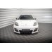 Накладка сплиттер на передний бампер на Porsche Panamera I Turbo Sport Design Package