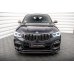 Накладка сплиттер на передний бампер на BMW X3 G01 / X4 G02 M-Pack