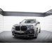 Накладка сплиттер на передний бампер на BMW X3 G01 / X4 G02 M-Pack рестайл