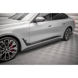 Накладки сплиттеры на пороги на BMW 4 G26 Gran Coupe M-Pack