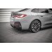 Накладки сплиттеры боковые на задний бампер V2 на BMW 4 G26 Gran Coupe M-Pack