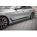 Накладки сплиттеры на пороги StreetPro на BMW 4 G26 Gran Coupe M-Pack