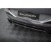 Накладка сплиттер на задний бампер на BMW X6 G06 M-Pack рестайл