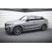 Накладки сплиттеры на пороги на BMW X6 G06 M-Pack рестайл