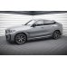 Накладки сплиттеры на пороги на BMW X6 G06 M-Pack рестайл