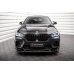 Накладка сплиттер на передний бампер на BMW X6 M F96