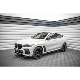 Накладки сплиттеры на пороги на BMW X6 M F96 / X6 G06 M-Pack