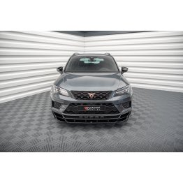 Накладка сплиттер на передний бампер на Cupra Ateca