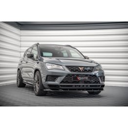 Накладка сплиттер на передний бампер на Cupra Ateca