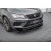 Накладка сплиттер на передний бампер на Cupra Ateca