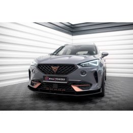 Накладка сплиттер на передний бампер StreetPro на Cupra Formentor