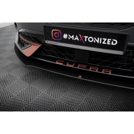 Накладка сплиттер на передний бампер StreetPro на Cupra Formentor