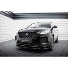 Накладка сплиттер на передний бампер на Jaguar E-Pace R-Dynamic