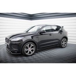 Накладки сплиттеры на ппороги на Jaguar E-Pace R-Dynamic