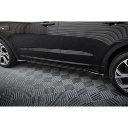 Накладки сплиттеры на ппороги на Jaguar E-Pace R-Dynamic