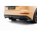 Накладка сплиттер на задний бампер на Audi Q8 рестайл