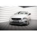 Накладка сплиттер на передний бампер на Volvo S60 II R-Design