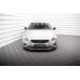 Накладка сплиттер на передний бампер на Volvo S60 II R-Design