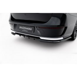 Накладка сплиттер на задний бампер на BMW 7 G70