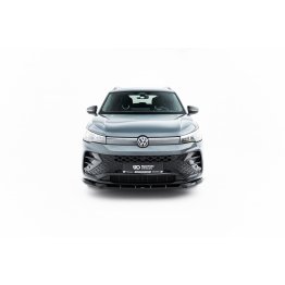 Накладка сплиттер на передний бампер V1 на VW Tiguan III R-Line