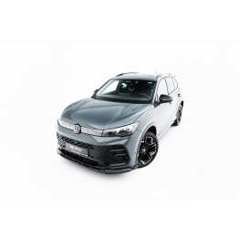 Накладка сплиттер на передний бампер V1 на VW Tiguan III R-Line