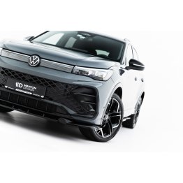 Накладка сплиттер на передний бампер V1 на VW Tiguan III R-Line