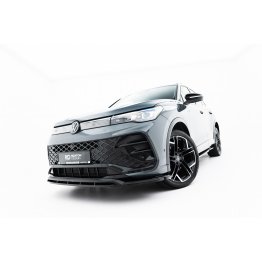 Накладка сплиттер на передний бампер V2 на VW Tiguan III R-Line