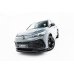 Накладка сплиттер на передний бампер V2 на VW Tiguan III R-Line